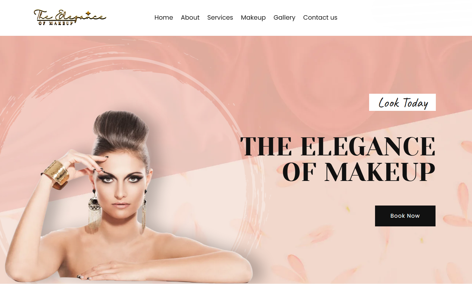 The Elegance of Makeup website redesign